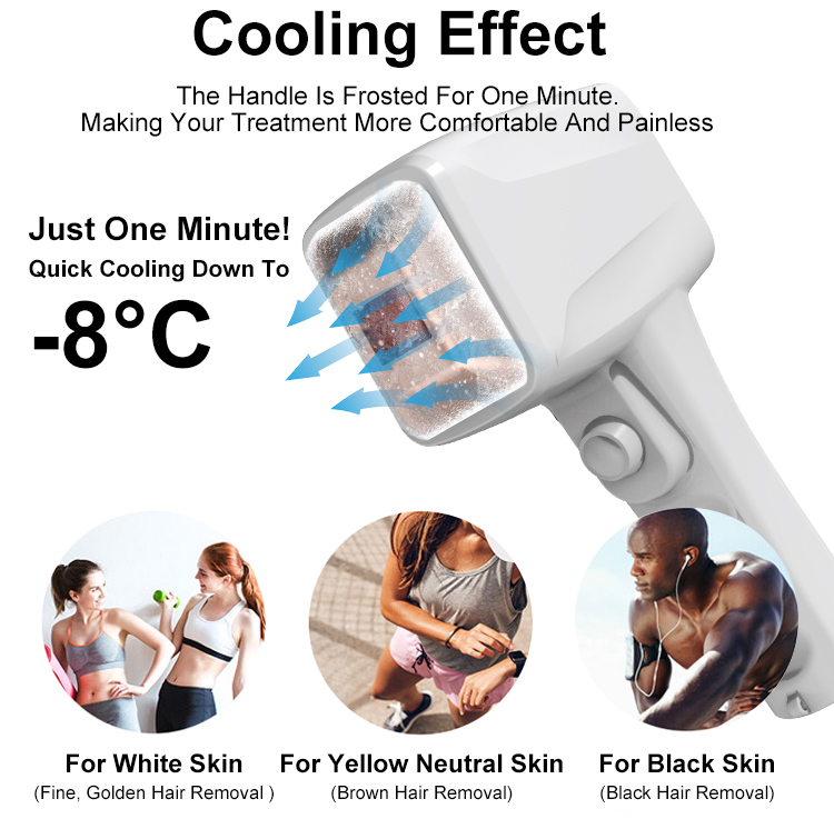 808nm diode laser epilation machine07